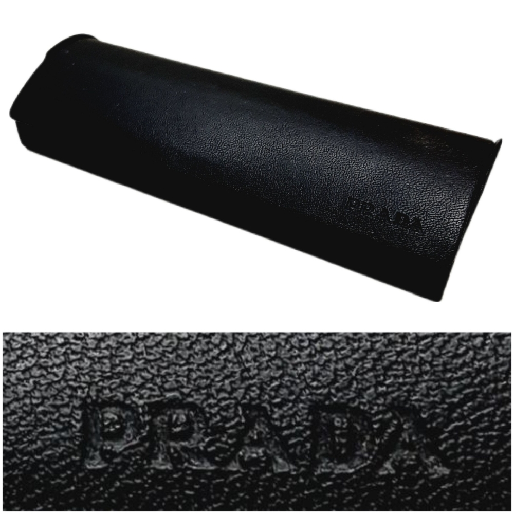 🍒 PRADA Black Sunglass Hard Clamshell Case